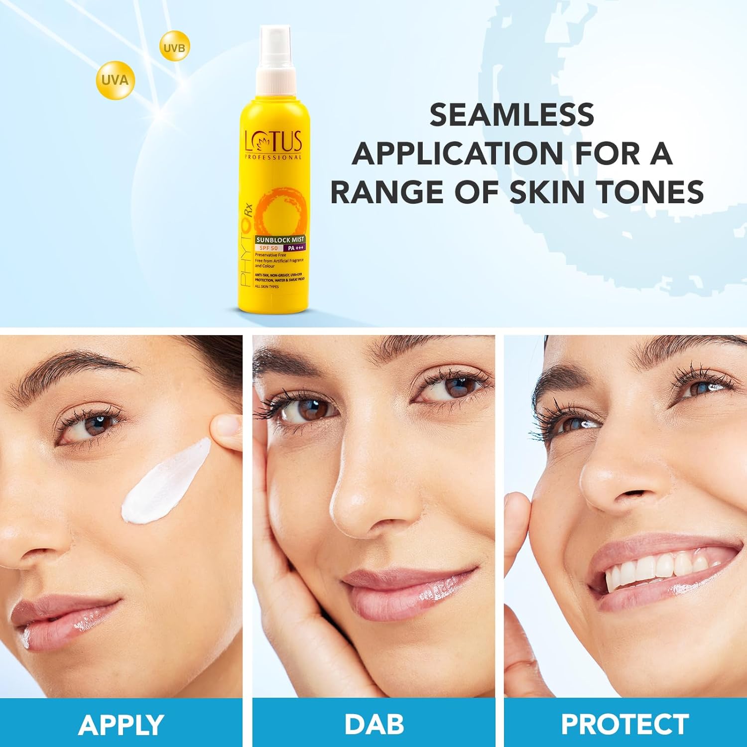 Lotus Professional PhytoRx Sunblock Mist SPF 50 PA+++ (100ml) Lotus Professional