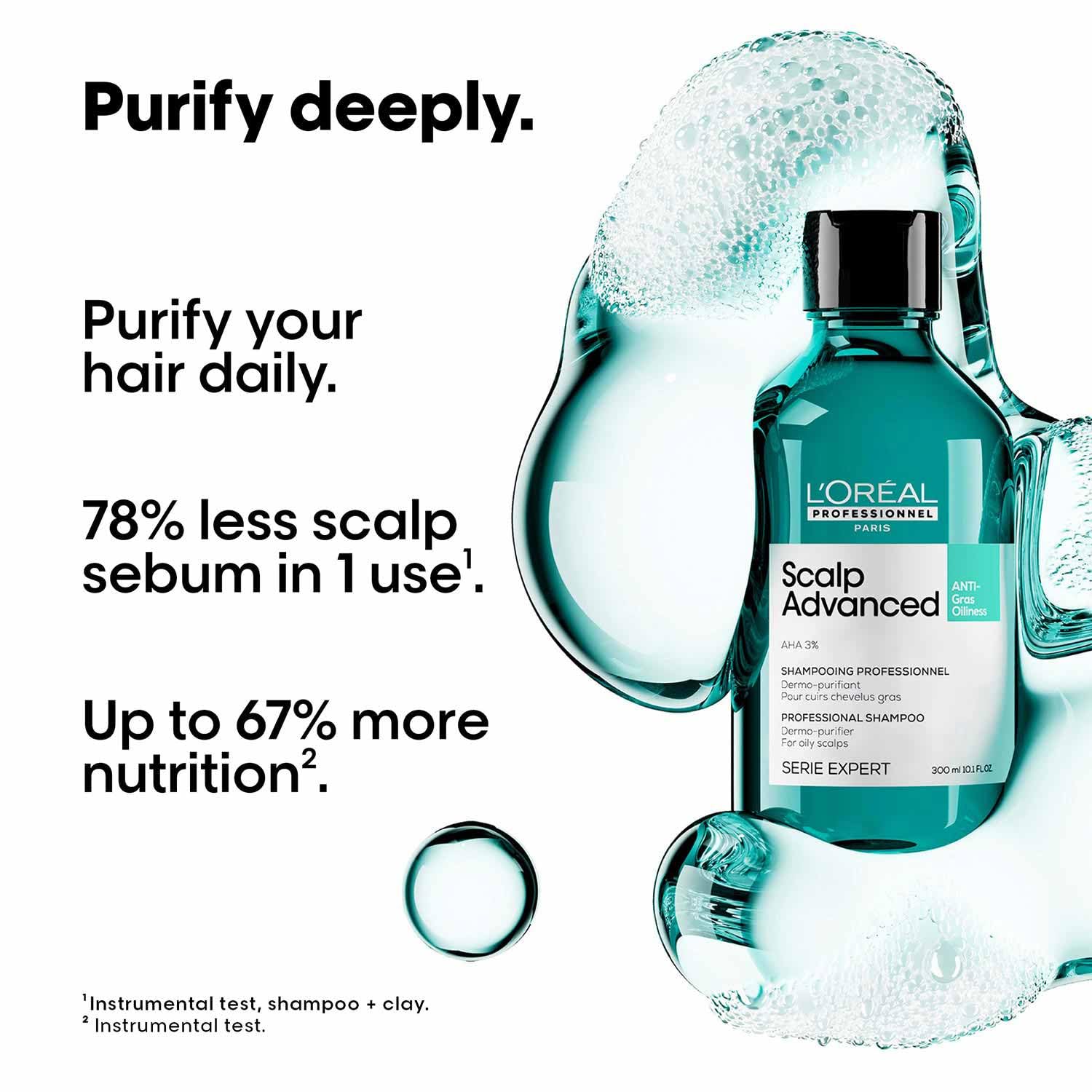 L’Oréal Professionnel Scalp Advanced Anti-Oiliness Dermo-Purifier Shampoo 300ml Niram Global Private Limited