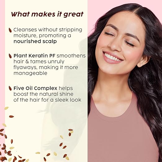 PLIX Flaxseed Ultrasmooth Shampoo for Smooth Hair 200ml