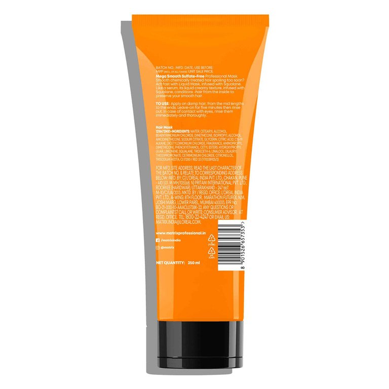 Matrix Mega Smooth Sulfate-Free Liquid Mask pack shot
