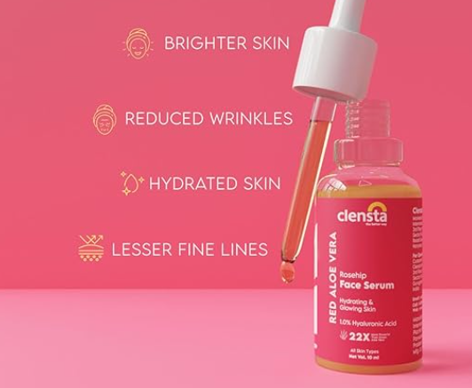 Clensta red aloe vera face serum 30ml