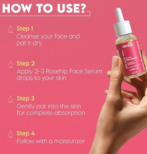 Clensta red aloe vera face serum 30ml