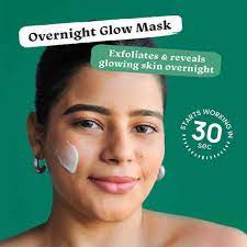 Foxtale overnight glow mask AHA+PHA+provitamin B5 -30ml all skin types
