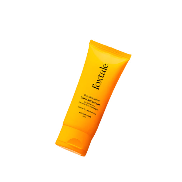 Foxtale glow,hydrate,protect daily suncreen spf 50 PA +++ vitamin c + niacinamide -for all skin types 50ml