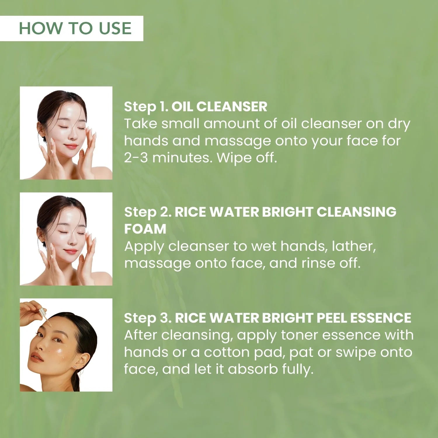 O3+ Mijoo Korea Glass Glow Facial Kit with Rice Water & Probiotics for Radiance - All Skin Types (7 Steps) O3+