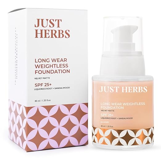 Just herbs long wear weightless foundation 40ml- spf 25+