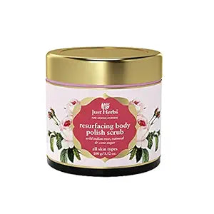 Just herbs resurfacing body polish scrub 100g