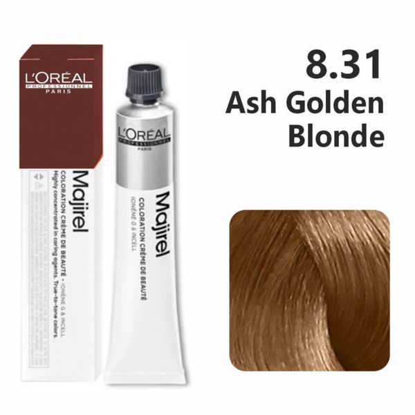 L'oreal Professionnel Paris Majirel - 8.31 (Ash Golden Light Blonde)