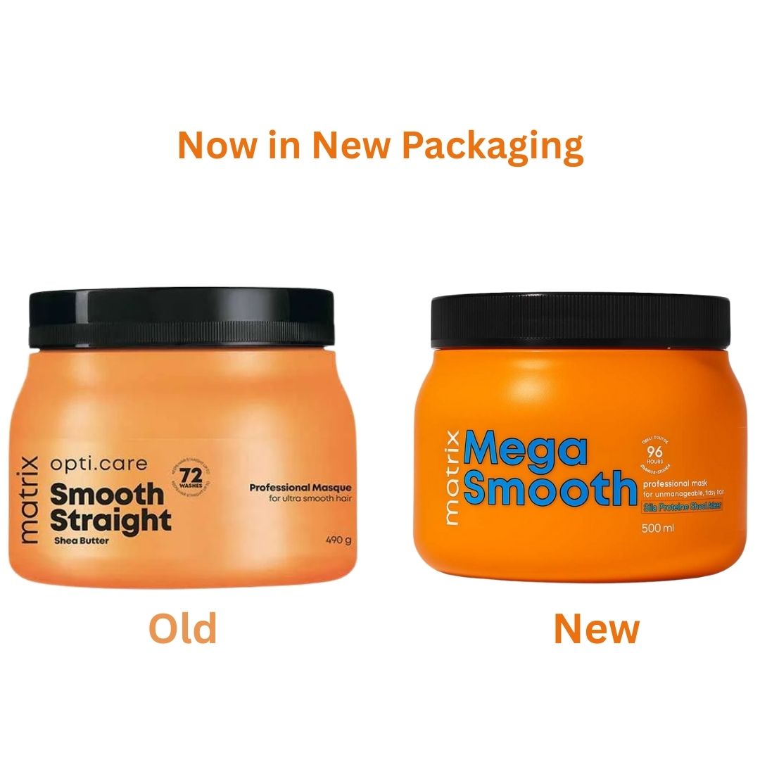 Matrix Mega Smooth Hair Mask 500ml – Anti-Frizz Deep Conditioning Treatment Matrix