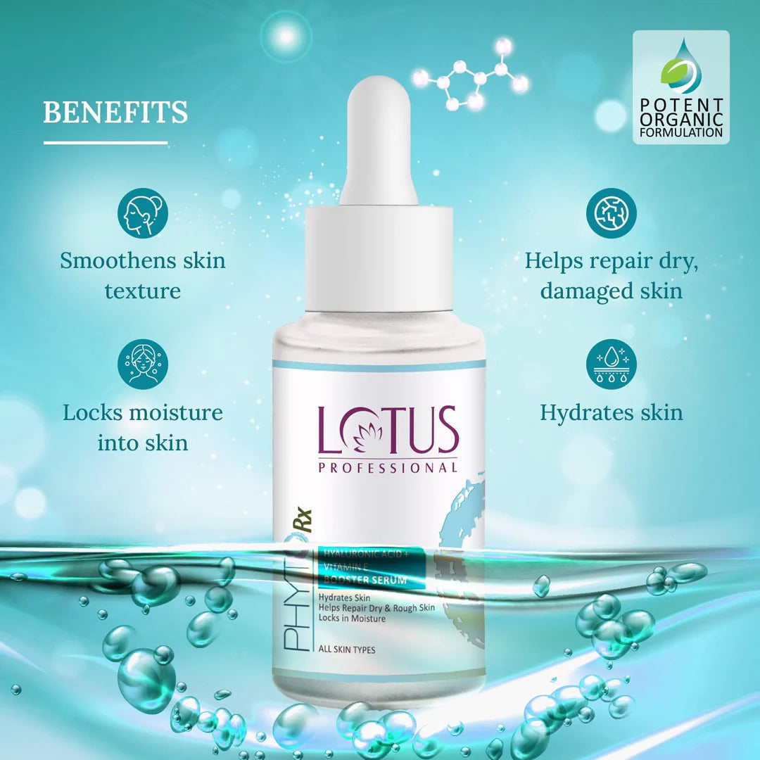 Lotus Professional PhytoRx Hyaluronic Acid + Vitamin E Booster Serum (30ml) Lotus Professional