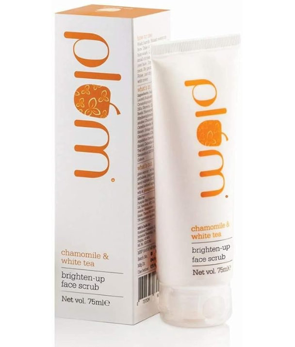 Plum Chamomile & White Tea Brighten-Up Face Scrub (75gm)	