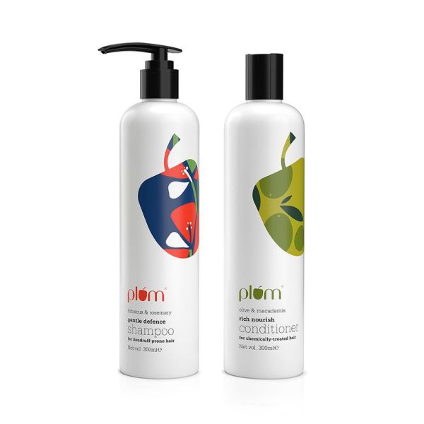 Plum Dandruff Defence Duo Shampoo & Conditioner (600ml)