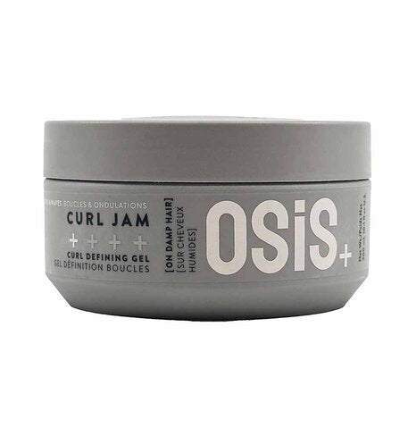 Osis + curls & waves boucles & ondulations  Curl Jam +++ curl defining gel 300ml -on damp hair