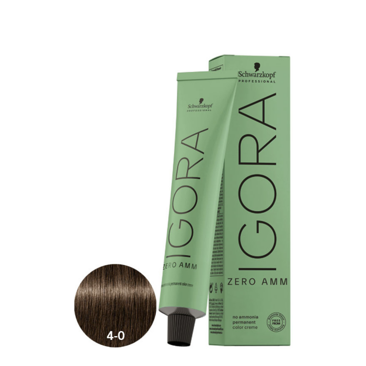 Schwarzkopf Igora Zero AMM 4-0 Medium Brown Natural 60ml