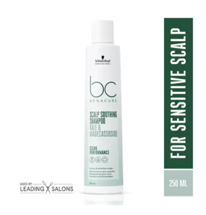 Schwarzkopf Professional bc bonacure scalp soothing shampoo kale & madecassoside(250ml)
