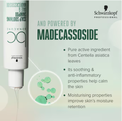 Schwarzkopf Professional bc bonacure scalp soothing shampoo kale & madecassoside(250ml)