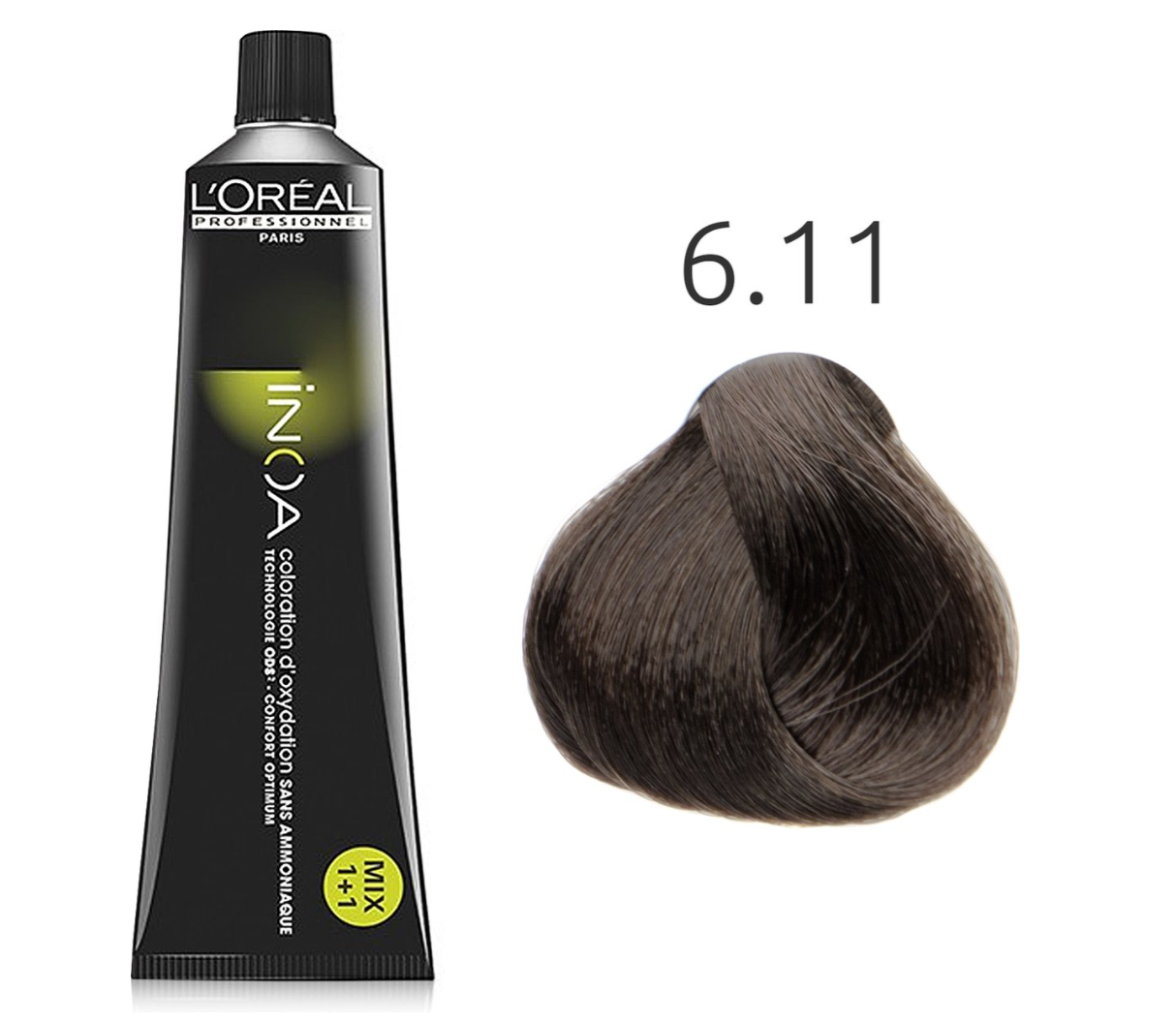 L'Oréal Professionnel INOA 6.11 Deep Dark Ash Blonde - 60ml