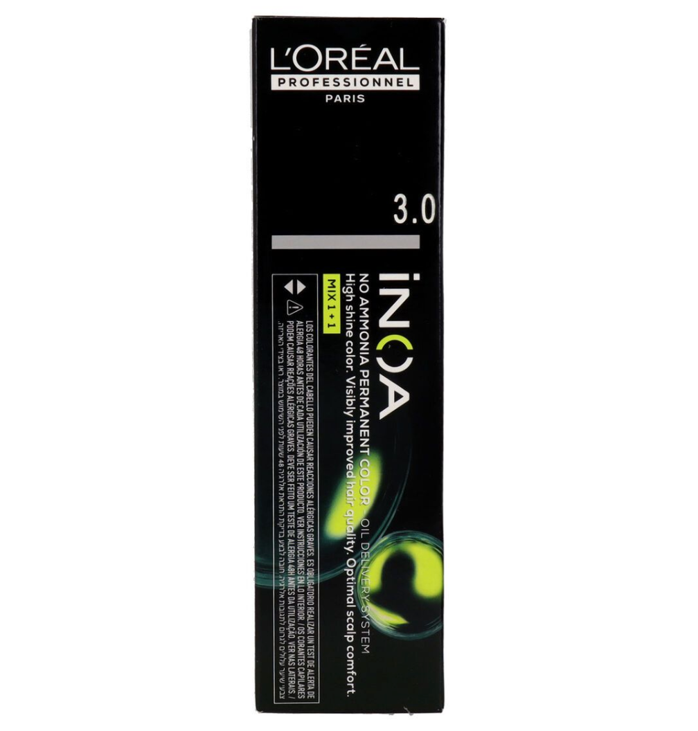 Loreal Professionnel Inoa Hair Colour No 3.0 Deep Cover Dark Brown 60 G