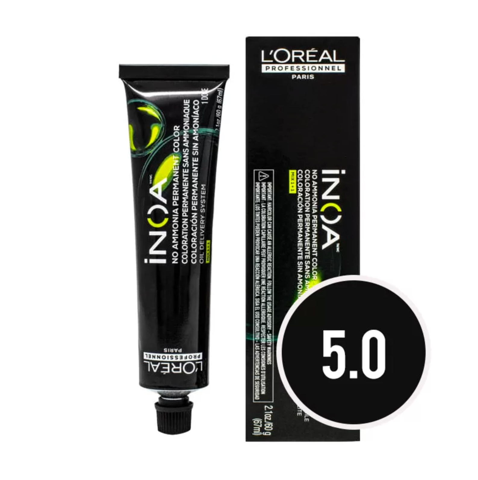 L'Oréal Professionnel INOA Hair Color - 5.0 Deep Cover (60g)