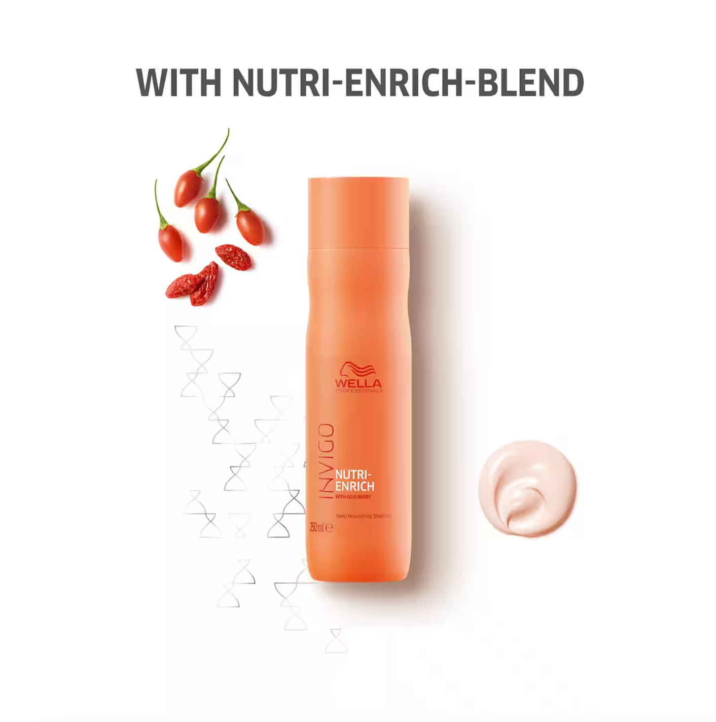 Wella Professionals Invigo Nutri-Enrich Deep Nourishing Shampoo & Conditioner Combo (250 ml + 200 ml) – Hydration and Repair for Dry, Damaged Hair Wella Professionals