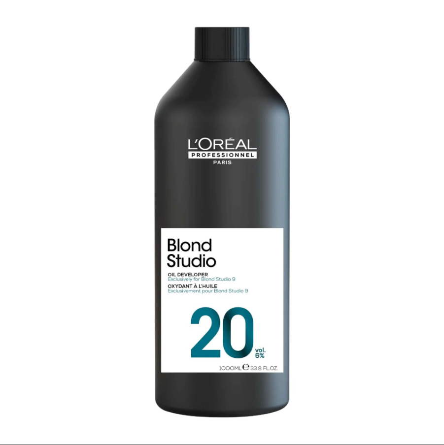 L'Oréal Blond Studio 9 Oil Developer 20 Vol 6 Percent 1000ml Bottle

