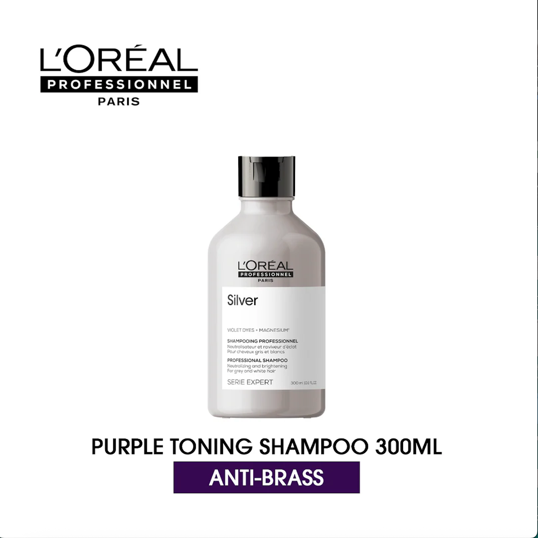 L'Oreal Professionnel Serie Expert Silver Shampoo (300ml) Niram Global Private Limited