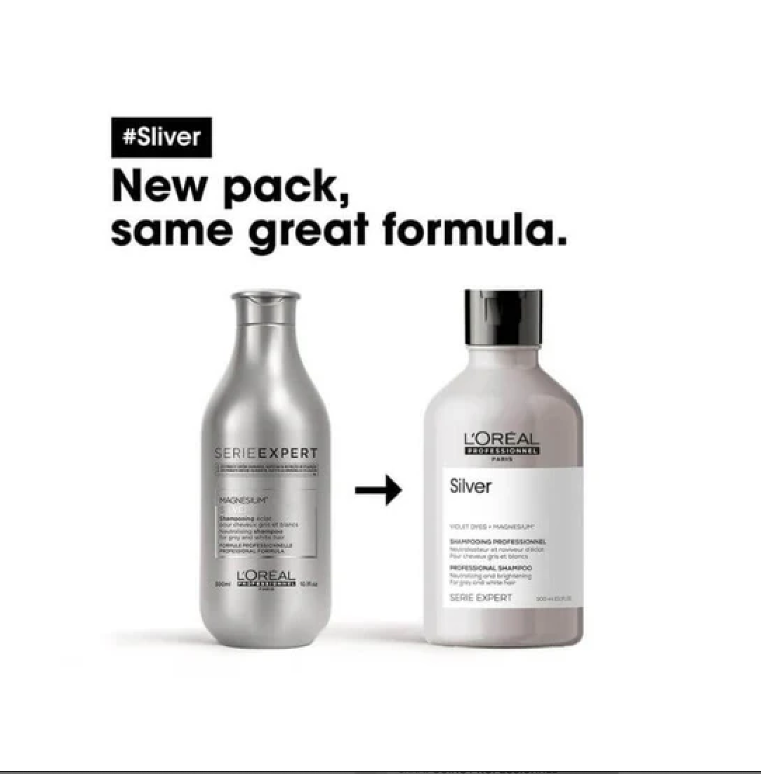 L'Oreal Professionnel Serie Expert Silver Shampoo (300ml) Loreal Professional