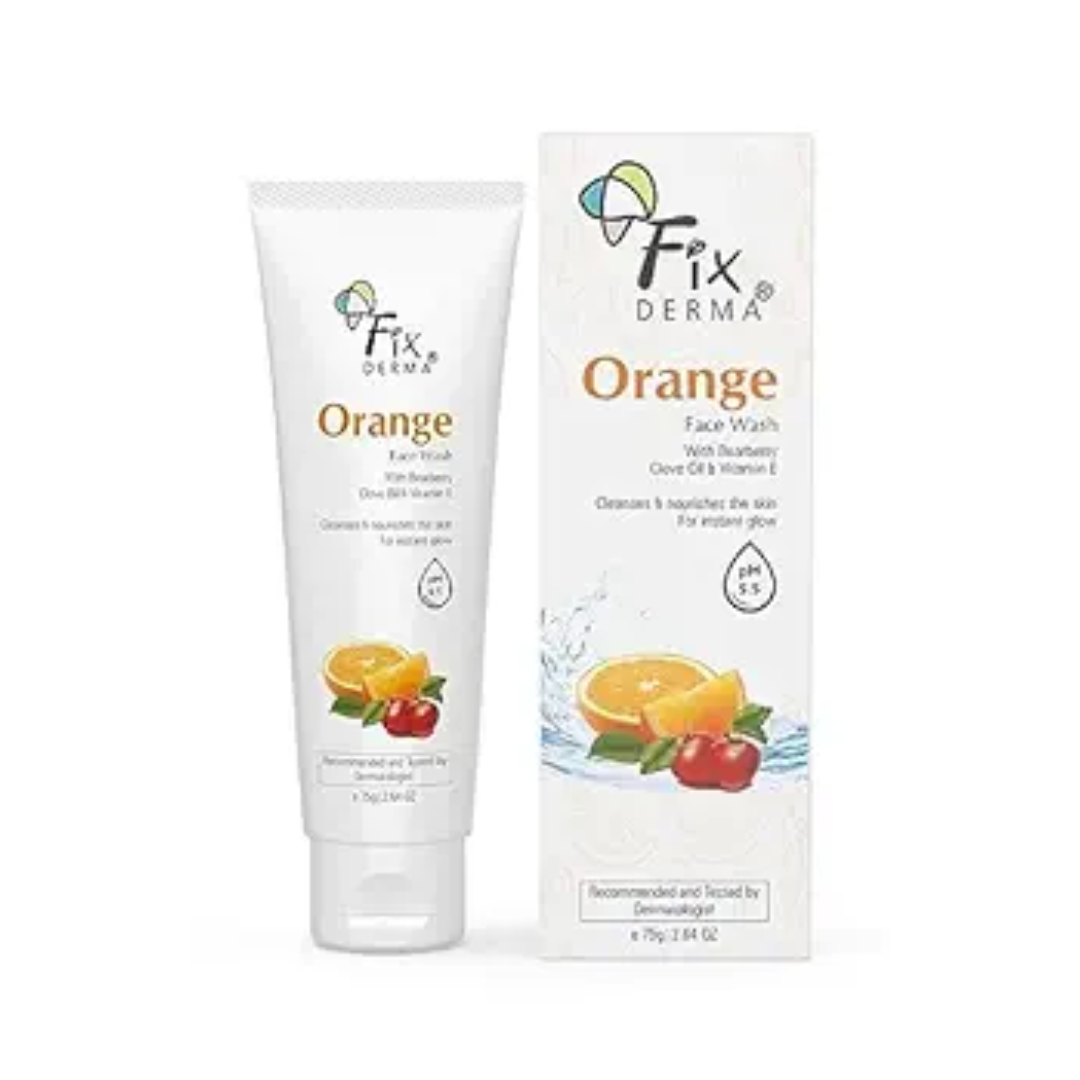  fix_derma_orange_face_wash_75g_with_bearberry_clove_oil_and_vitamin_e_ph_55