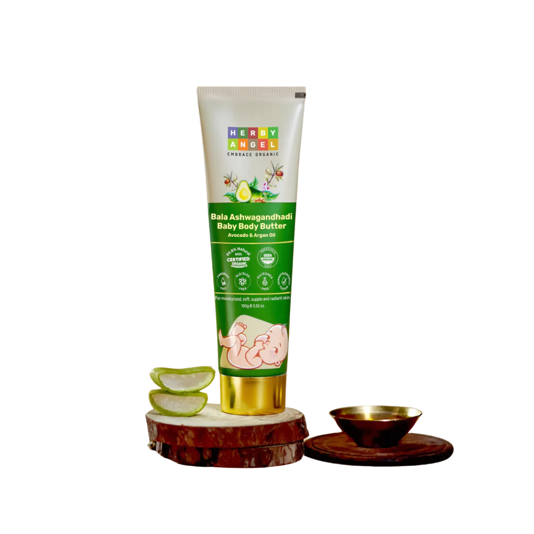 herby-angel-ultra-gentle-baby-body-butter-avacado-and-argan-oil-200g