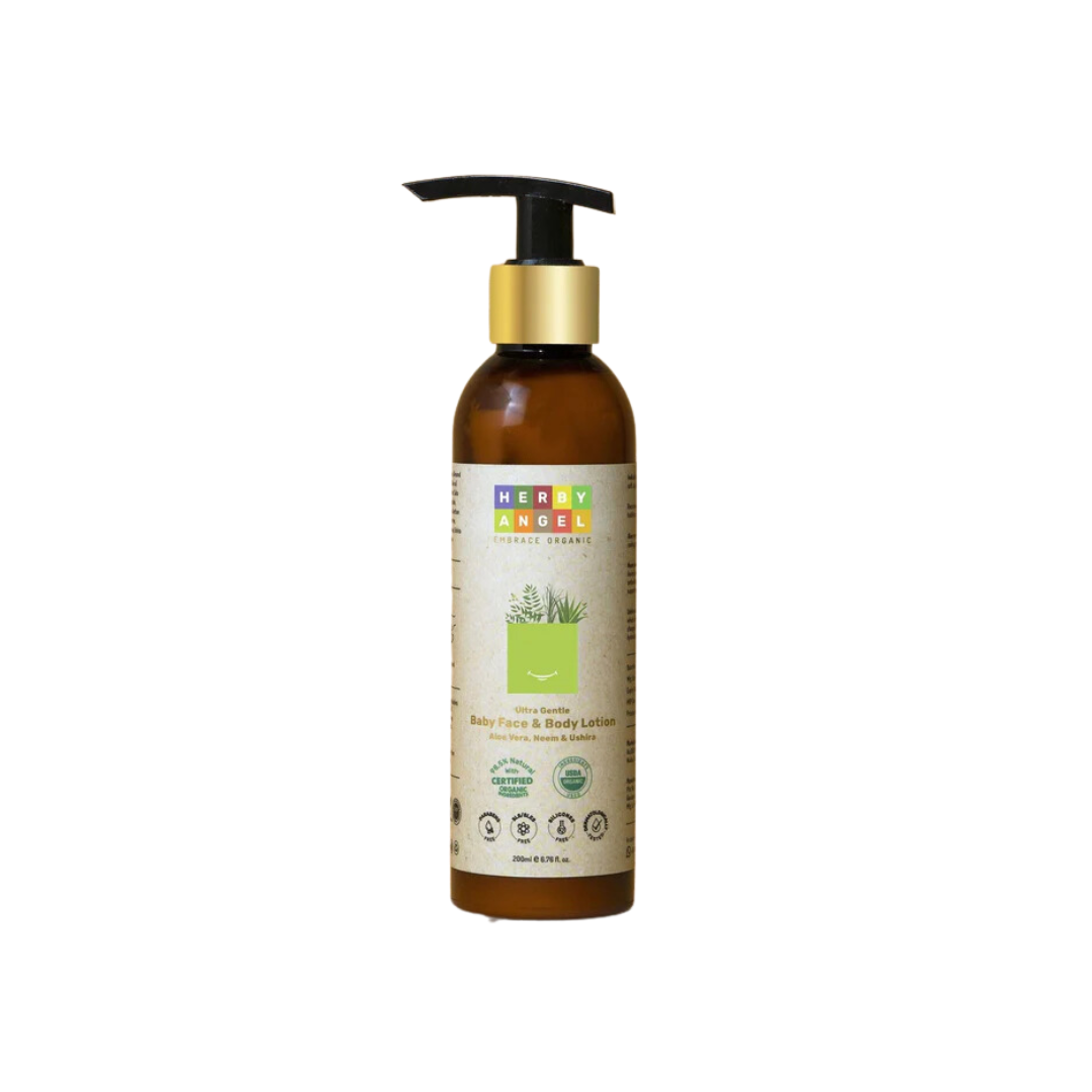 herby-angel-ultra-gentle-baby-face-and-body-lotion-aloe-vera-neem-and-ushira-200ml