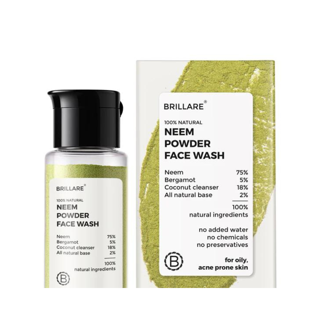 brillare-100-natural-neem-powder-face-wash-15g-for-oily-acne-prone