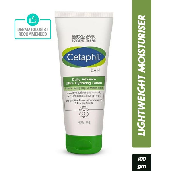 Cetaphil Dam Daily Advance Ultra Hydrating Lotion for Face & Body (100gm)