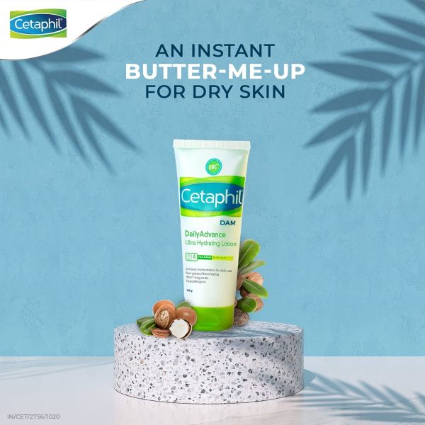 Cetaphil Dam Daily Advance Ultra Hydrating Lotion for Face & Body (100gm) - Niram Global Private Limited