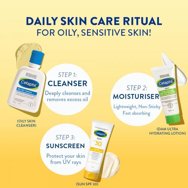 Cetaphil Sun SPF 30 light gel very high protection -100ml - Niram Global Private Limited
