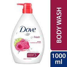 Dove go fresh renew nourishing body wash - raspberry & lime scent 1000ml Media 1 of 1