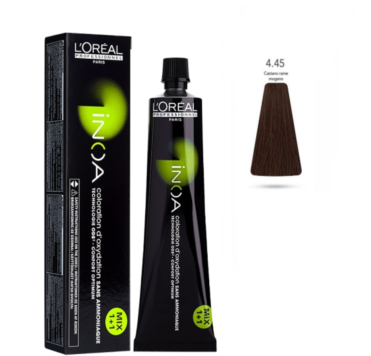 Loreal Professionnel INOA Hair Color - 4.45 Copper Mahogany Brown (60g)