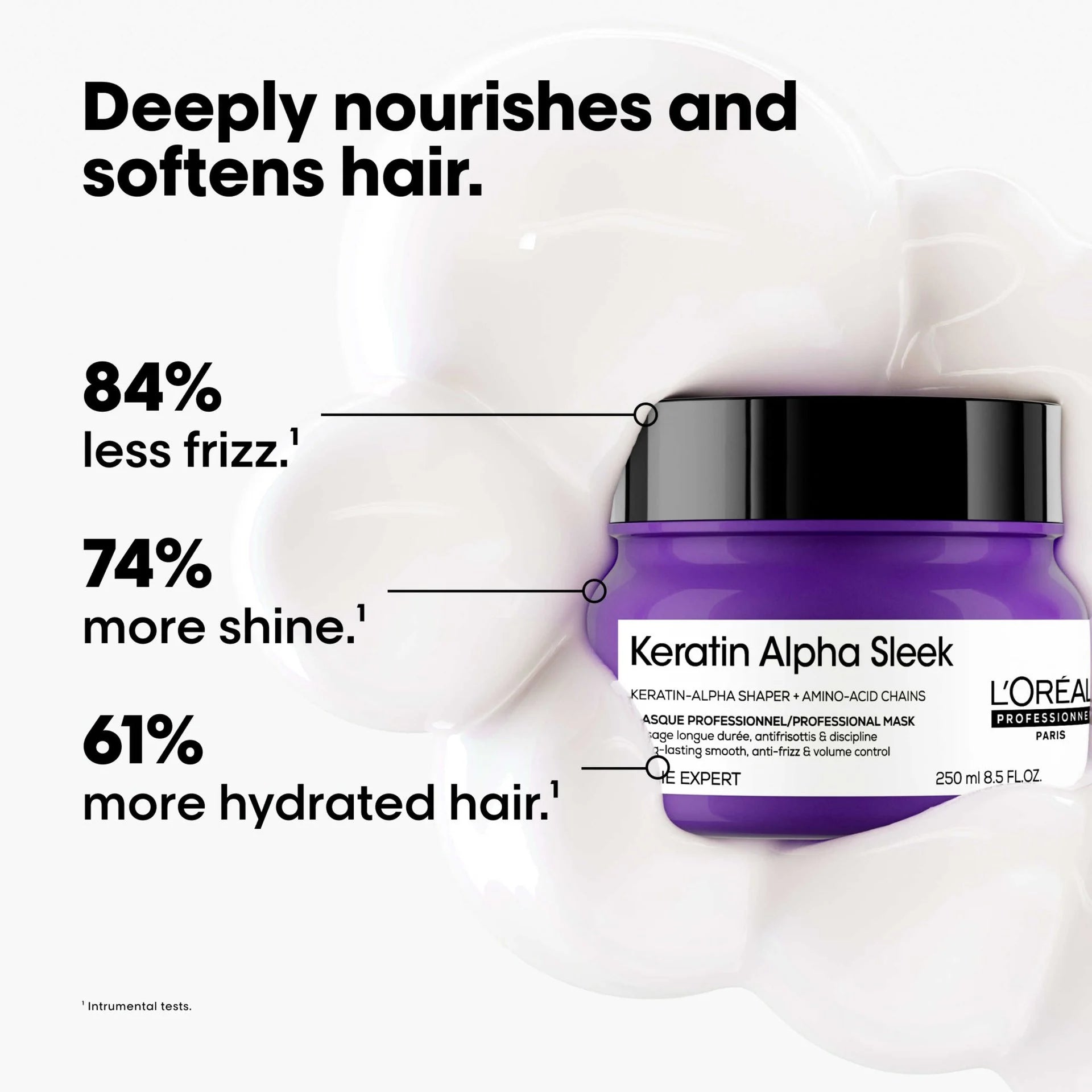 L'Oréal Professionnel Keratin Alpha Sleek Hair Mask 500ml Loreal Professional