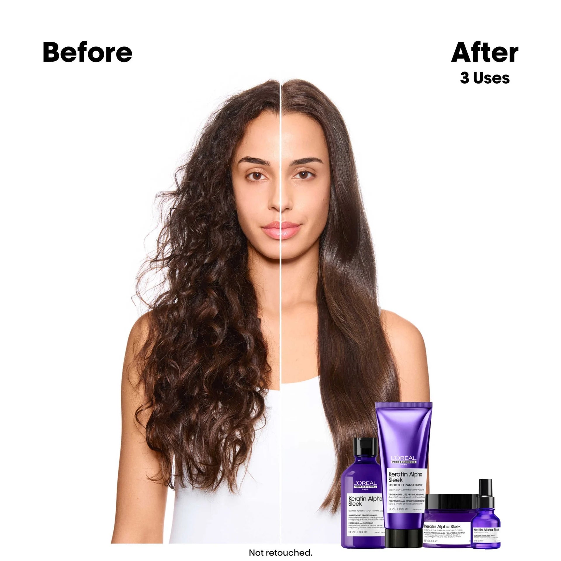 L'Oréal Professionnel Keratin Alpha Sleek Sulfate-Free Shampoo 300ml Loreal Professional