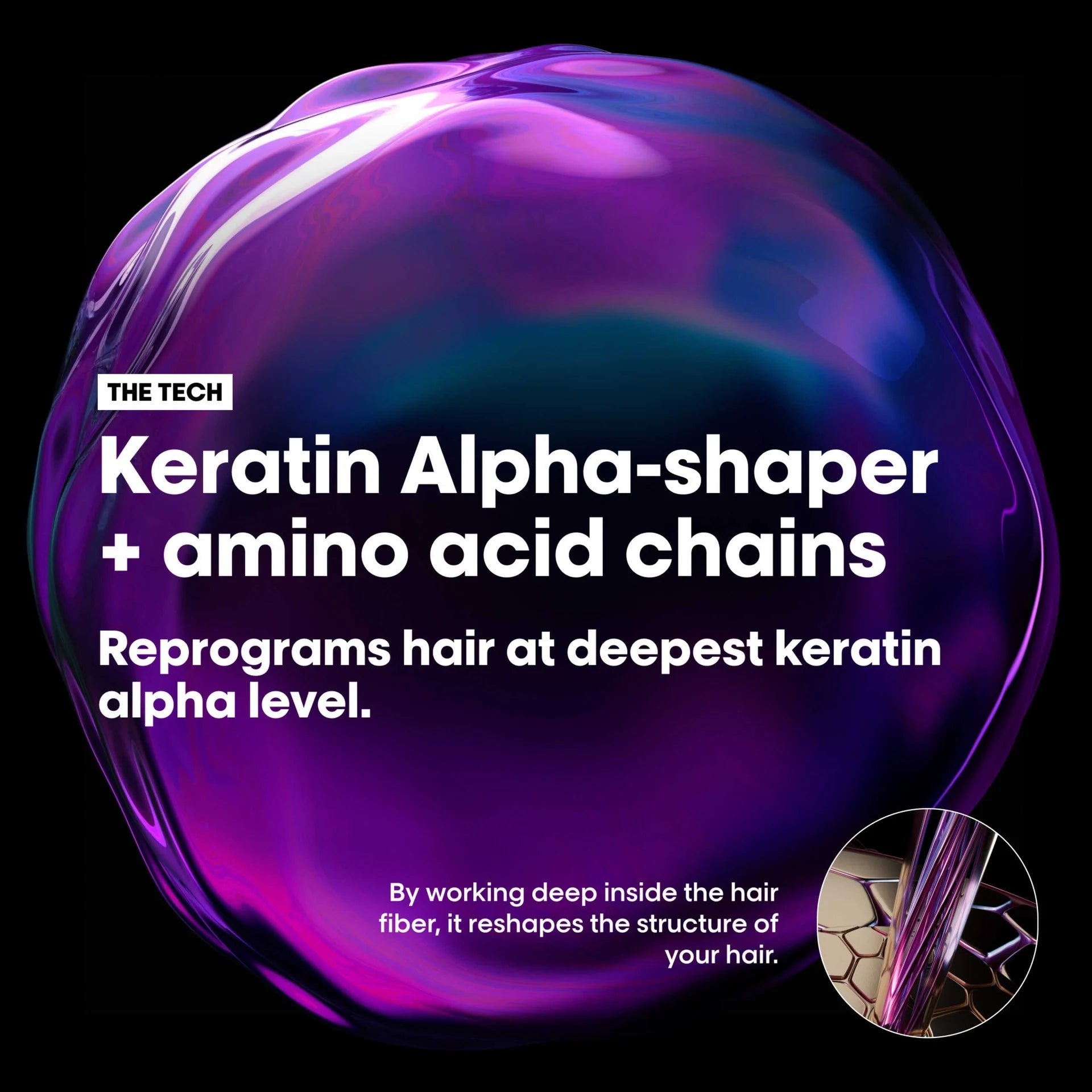L'Oréal Professionnel Keratin Alpha Sleek Sulfate-Free Shampoo 300ml Loreal Professional