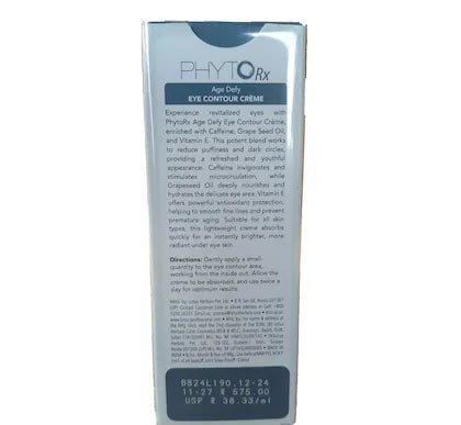 Lotus Professional PhytoRx Age Defy Eye Contour Creme (15ml) Loreal Professional