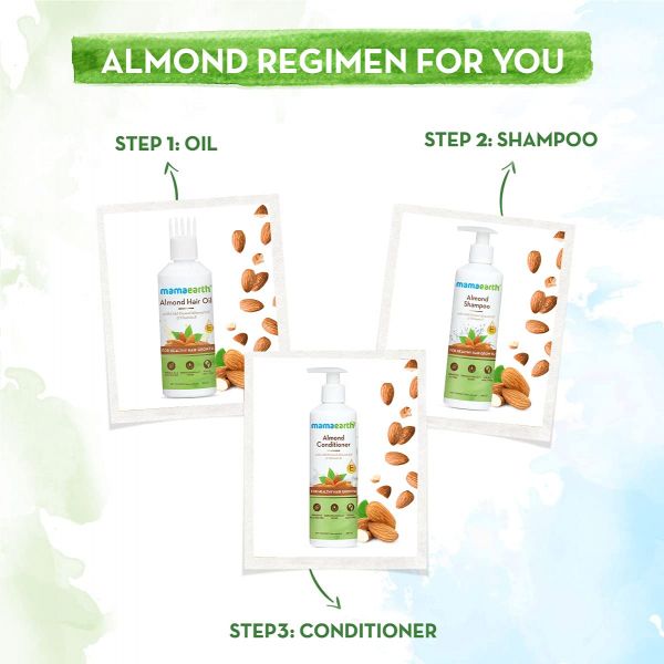 Mamaearth Almond Shampoo| For Healthy Hair Growth| Deep Nourishment| With Almond Oil ( 250ml ) - Niram Global Private Limited