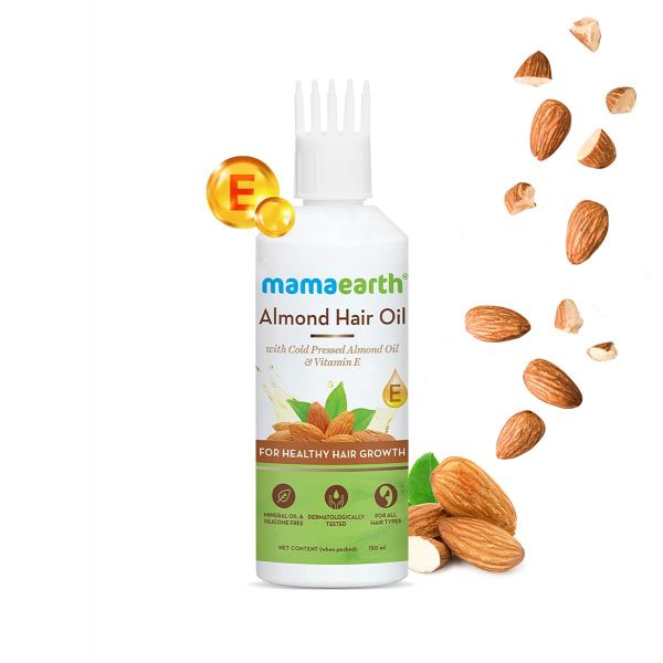 Mama earth almond hair oil booster (30 ml)