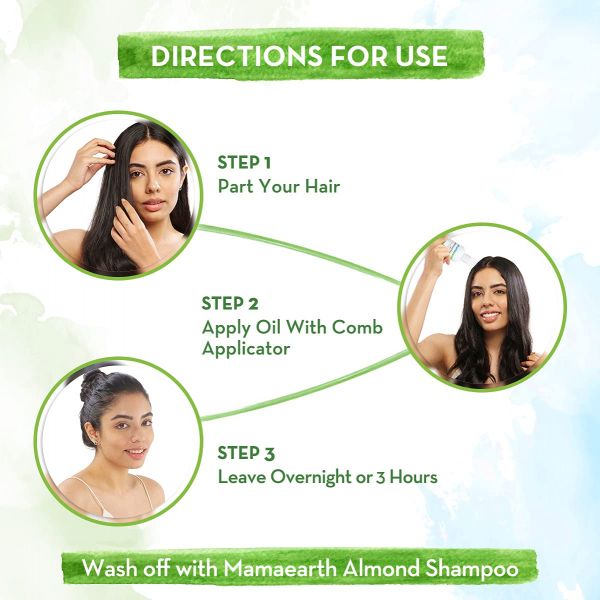Mamaearth Cold Pressed Almond Oil & Vitamin E For Healthy Hair Growth (150ml)
