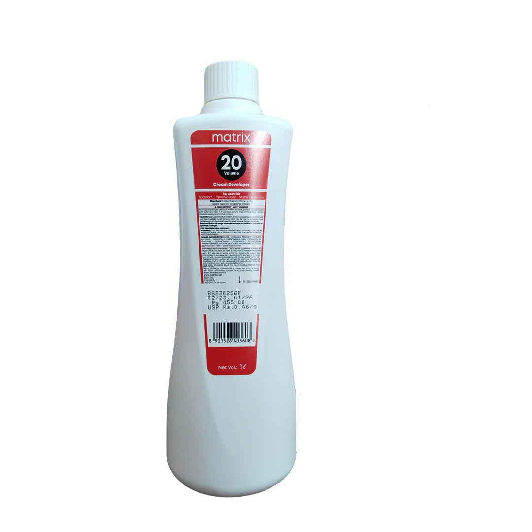 Matrix Oxydant Cream Developer 6% 20 Vol (1000ml) Matrix