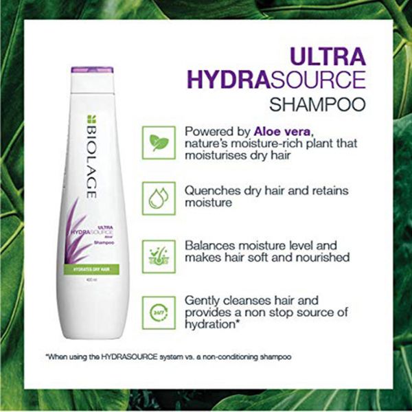 Matrix Biolage hydrasource plus Aloe Shampoo, Hydrates dry hair 200ml