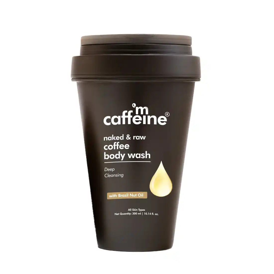 m caffeine coffee body wash, Deep Cleanses and Hydrates 300ml