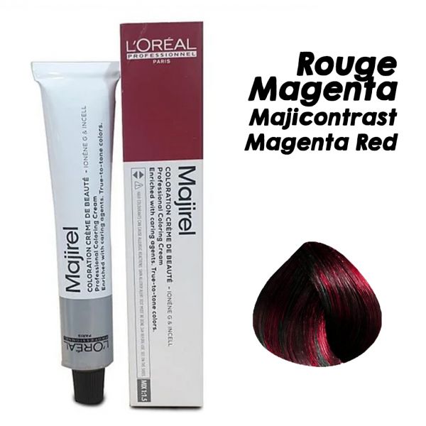 Skip to the beginning of the images gallery L'oreal Professionnel Paris Majirel Rouge Magenta Majicontrast Magenta Red
