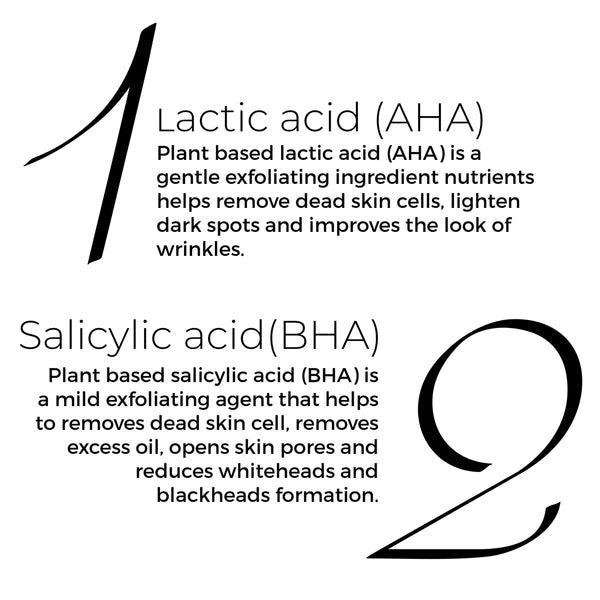 Brillare 100 % natural salicylic & lactuic acid Body Wash 200ml -acne prone skin
