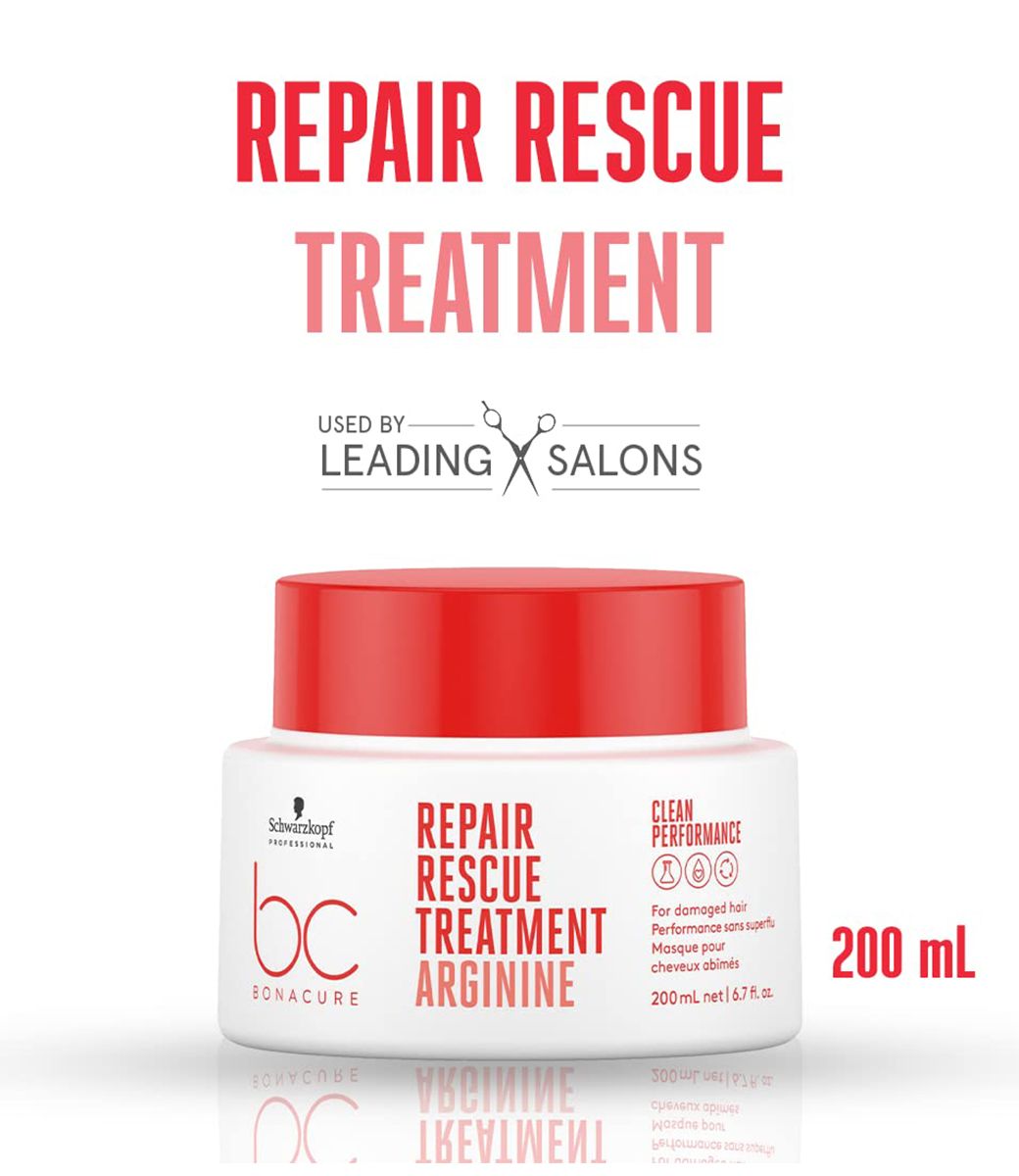 Schwarzkopf Professional Bonacure Repair Rescue Treatment With Arginine (200ml) - Niram Global Private Limited