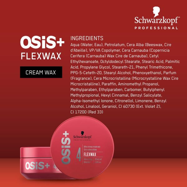 Schwarzkopf Professional Osis+ Flexwax Ultra Strong Cream Wax (50ml)